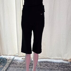 Nike Black Cropped Athletic Pants